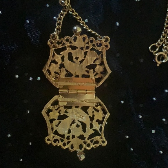 Vintage Gold Purse Necklace - Picture 3 of 5